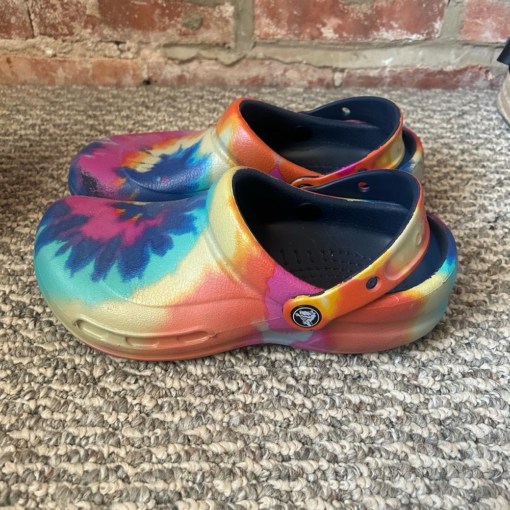Tie Dye Crocs